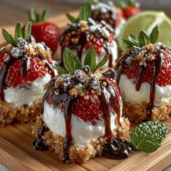In the realm of healthy desserts, the search for something that balances indulgence with nutrition can often feel like a daunting task. However, the demand for refreshing, guilt-free treats has spurred creativity in the kitchen, resulting in an array of delightful options that satisfy sweet cravings without the accompanying guilt. Among these, Strawberry Dream Bites stand out as a particularly enticing choice. These small yet satisfying morsels combine fresh strawberries with creamy Greek yogurt, making them an ideal snack or dessert that the whole family can enjoy.