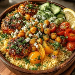 In the world of culinary delights, few dishes can rival the vibrancy and health benefits of Zesty Lemon Chickpea Couscous Bowls. This colorful meal not only tantalizes the taste buds with its refreshing flavors but also serves as a nourishing option packed with essential nutrients. Combining protein-rich chickpeas, fluffy couscous, and the zesty brightness of lemon, this dish is an ideal choice for anyone seeking to fuel their body with wholesome ingredients.