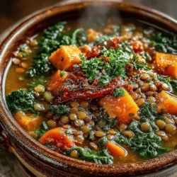 Autumn Harvest Crockpot Lentil Veggie Stew