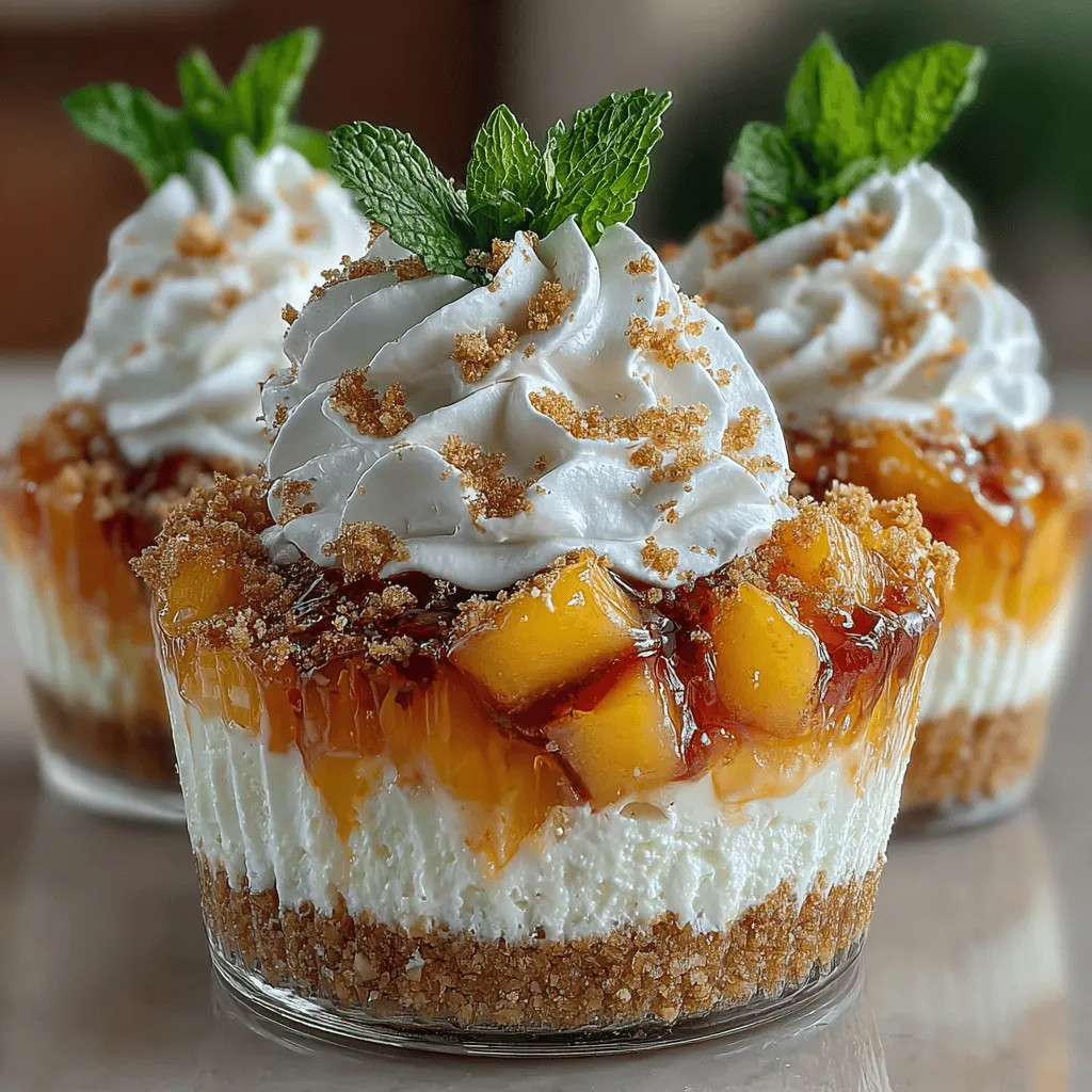 As the sun shines brighter and the temperatures rise, our cravings for refreshing desserts take center stage. One such delightful treat that perfectly embodies the essence of summer is the Frozen Yogurt Peach Pie Cups. This recipe combines the luscious sweetness of ripe peaches with the creamy texture of yogurt, creating a dessert that is both indulgent and nutritious. Ideal for warm days, these cups offer a satisfying way to cool off while enjoying the natural flavors of summer fruits.