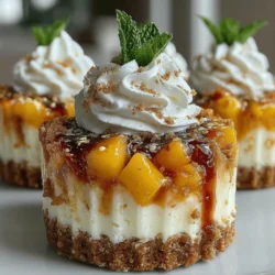 As the sun shines brighter and the temperatures rise, our cravings for refreshing desserts take center stage. One such delightful treat that perfectly embodies the essence of summer is the Frozen Yogurt Peach Pie Cups. This recipe combines the luscious sweetness of ripe peaches with the creamy texture of yogurt, creating a dessert that is both indulgent and nutritious. Ideal for warm days, these cups offer a satisfying way to cool off while enjoying the natural flavors of summer fruits.