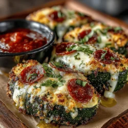 In the world of culinary creativity, few dishes manage to blend health and indulgence quite like Mini Zucchini Pizza Pockets. These bite-sized wonders not only satisfy your pizza cravings but also pack a nutritious punch, making them an ideal choice for family dinners, party appetizers, or a quick snack. The versatility of this recipe allows for a range of toppings, accommodating various dietary preferences and making it a fun culinary adventure that can engage both children and adults alike.