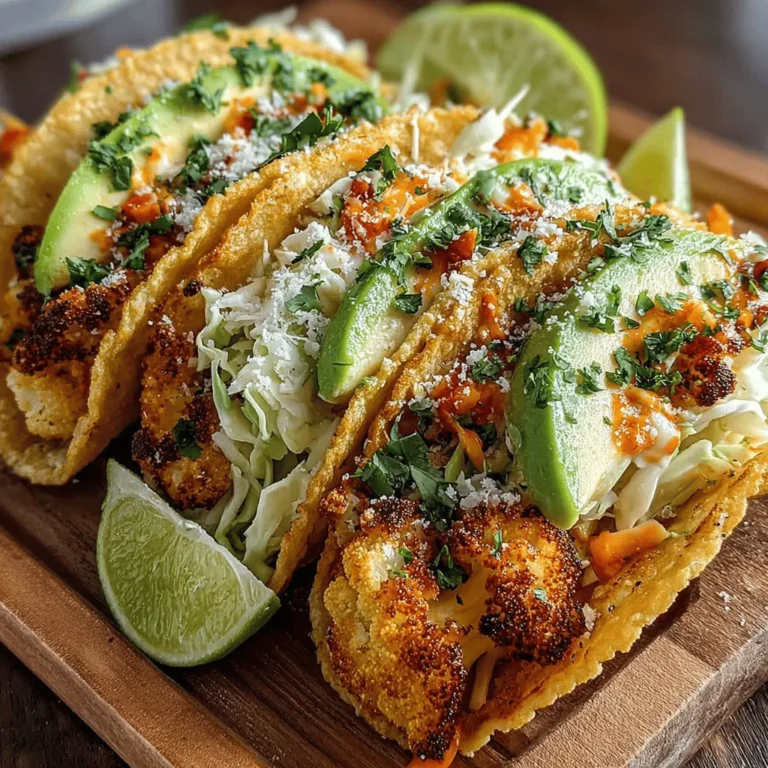 In recent years, plant-based meals have surged in popularity, driven by an increasing awareness of health benefits, environmental concerns, and a desire for flavorful alternatives to traditional meat dishes. As more people seek to incorporate vegetables into their diets, creative recipes are emerging that not only satisfy the palate but also offer nutritional value. One such standout is the Spicy Cauliflower Buffalo Taco—a delicious and hearty option that redefines how we enjoy tacos.