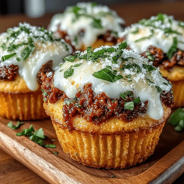 In the realm of innovative cooking, the Mini Eggplant Marinara Cupcakes stand out as a delightful fusion of traditional Italian cuisine and modern presentation. This recipe transforms the classic flavors of eggplant Parmesan and marinara sauce into a fun, bite-sized treat that is not only visually appealing but also packed with flavor. Imagine a tender cupcake made from fresh eggplant, brimming with a savory marinara sauce, and topped with melted cheese—a dish that is sure to impress guests at any gathering.