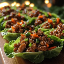 Mini Chicken Teriyaki Lettuce Wraps