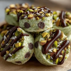 Frozen Yogurt Pistachio Crunch Coins are an exceptional dessert that harmoniously blends creamy yogurt with a satisfying crunch, making them an ideal treat for anyone seeking a healthier option. This delightful recipe brings together the tanginess of Greek yogurt, the natural sweetness of honey or maple syrup, and the rich, nutty flavors of pistachios and chocolate. With just a handful of ingredients, these frozen coins are not only easy to make but also serve as a refreshing way to indulge without the guilt often associated with traditional desserts.