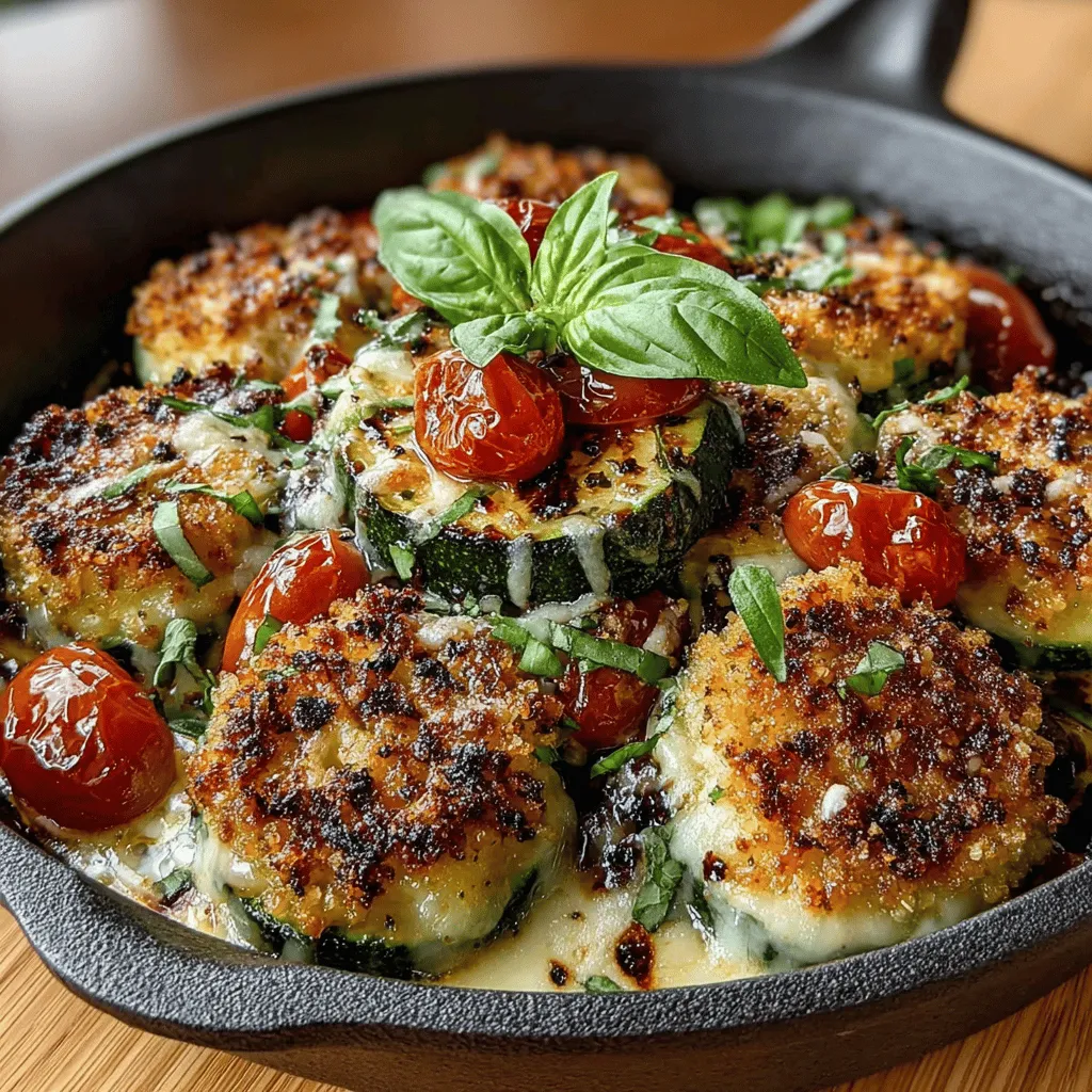 When the summer sun shines, it brings with it an abundance of fresh produce, and one vegetable that truly embodies the season is zucchini. The Zucchini Parmesan Skillet Delight is a vibrant, healthful dish that celebrates the flavors of summer while offering a delightful and satisfying culinary experience. This recipe is not only easy to prepare, making it accessible for cooks of all skill levels, but its versatility allows it to shine as either a delectable side dish or a hearty main course. With its colorful array of ingredients and the delicious melding of cheeses, this dish sets the stage for a delightful cooking experience that you won’t want to miss.