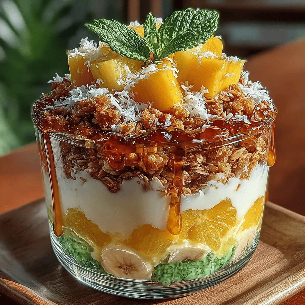 Imagine waking up to a burst of sunshine on your palate, where each spoonful of a Tropical Bliss Yogurt Parfait transports you to a serene beach with swaying palm trees and gentle ocean breezes. This delightful dish embodies the essence of tropical flavors, showcasing vibrant colors and an array of textures that make it a feast for the eyes and a treat for the senses. Not only is this parfait visually stunning, but it also offers a host of health benefits that make it an ideal choice for any meal of the day.