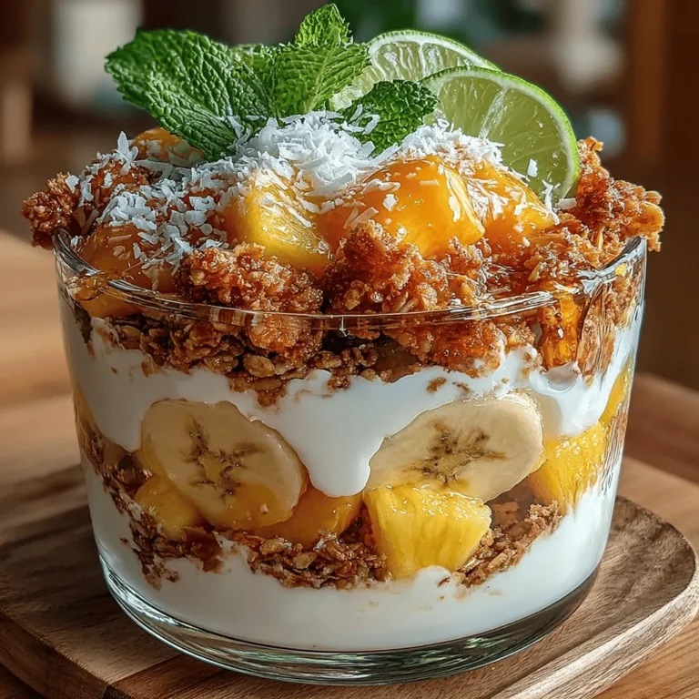 Imagine waking up to a burst of sunshine on your palate, where each spoonful of a Tropical Bliss Yogurt Parfait transports you to a serene beach with swaying palm trees and gentle ocean breezes. This delightful dish embodies the essence of tropical flavors, showcasing vibrant colors and an array of textures that make it a feast for the eyes and a treat for the senses. Not only is this parfait visually stunning, but it also offers a host of health benefits that make it an ideal choice for any meal of the day.