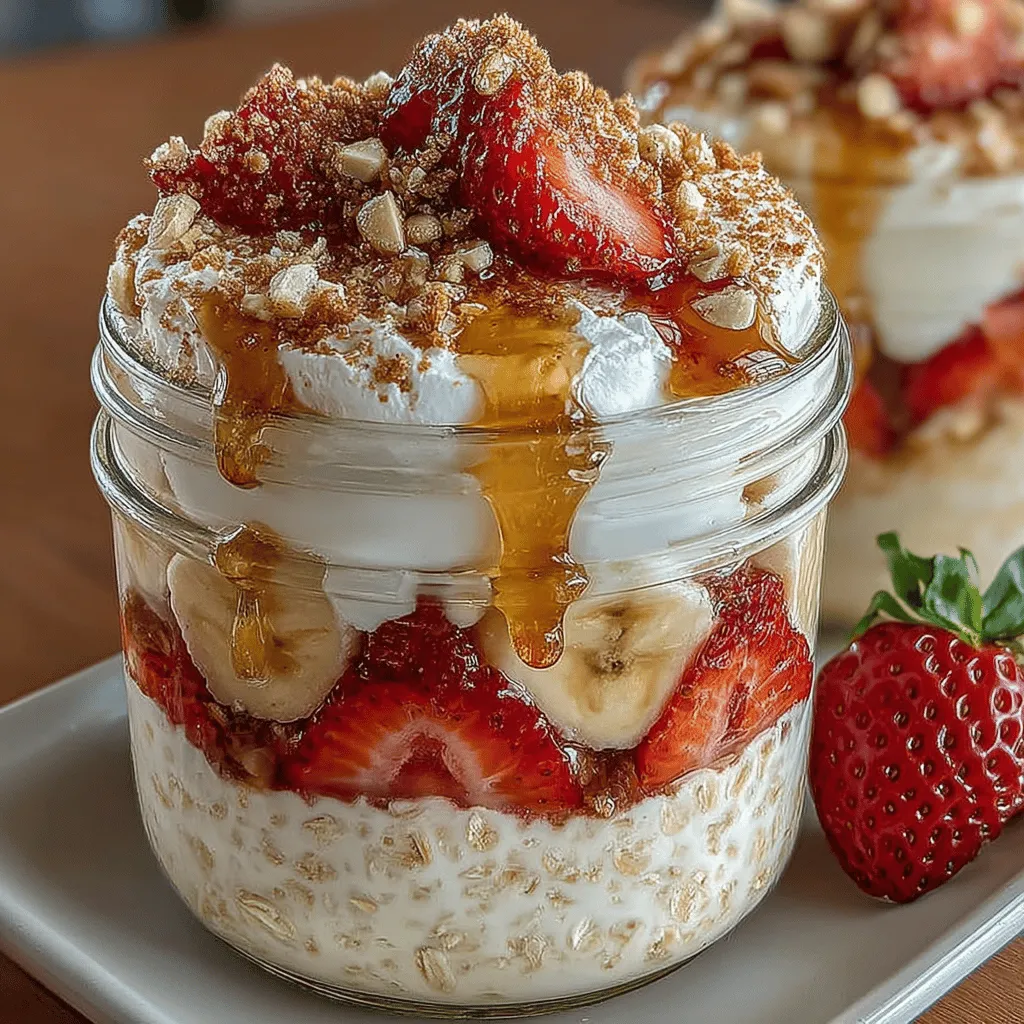 Overnight oats are a no-cook method of making oatmeal, where rolled oats are soaked in liquid overnight, allowing them to absorb the moisture and soften. This simple preparation method has gained immense popularity in recent years, particularly among those seeking quick and healthy breakfast options. The versatility of overnight oats allows for endless combinations of flavors and ingredients, making them an appealing choice for a wide range of palates and dietary preferences.