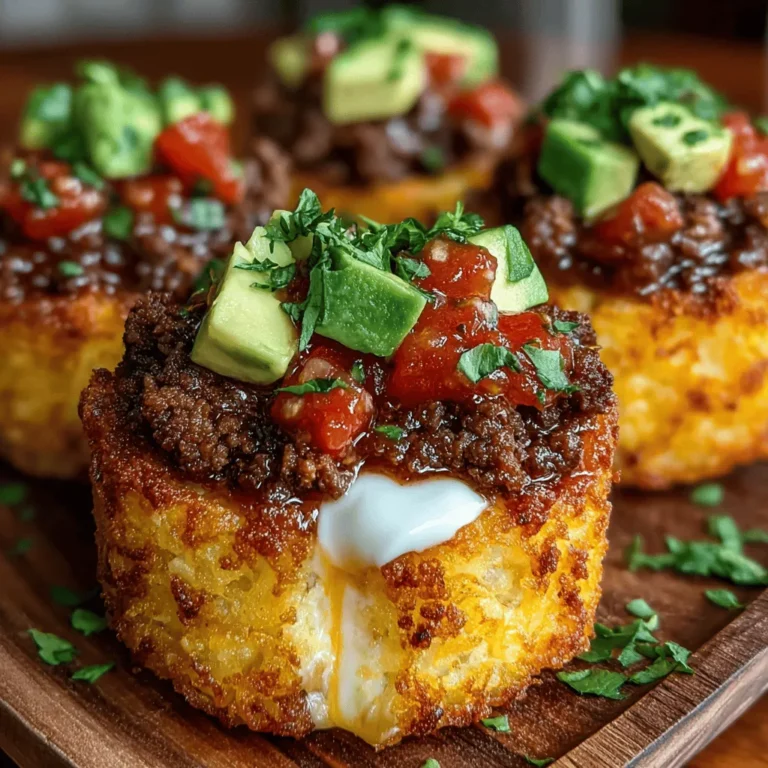 When it comes to adding cheese to your Mini Taco Tater Tot Cups, the choice of cheese is crucial for achieving that perfect meltiness and flavor. A good rule of thumb is to select cheeses that melt well. Some of the best options include:
