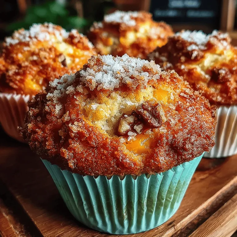 In the world of baked goods, muffins hold a special place, combining the convenience of easy preparation with the joy of delightful flavors. They are versatile, and whether enjoyed as a quick breakfast or a satisfying snack, muffins can cater to various tastes and preferences. One standout recipe that captures the essence of summer is the Peachy Delight Muffins. These muffins offer a perfect blend of sweetness and fruitiness, showcasing the natural flavors of fresh peaches complemented by a hint of cinnamon.