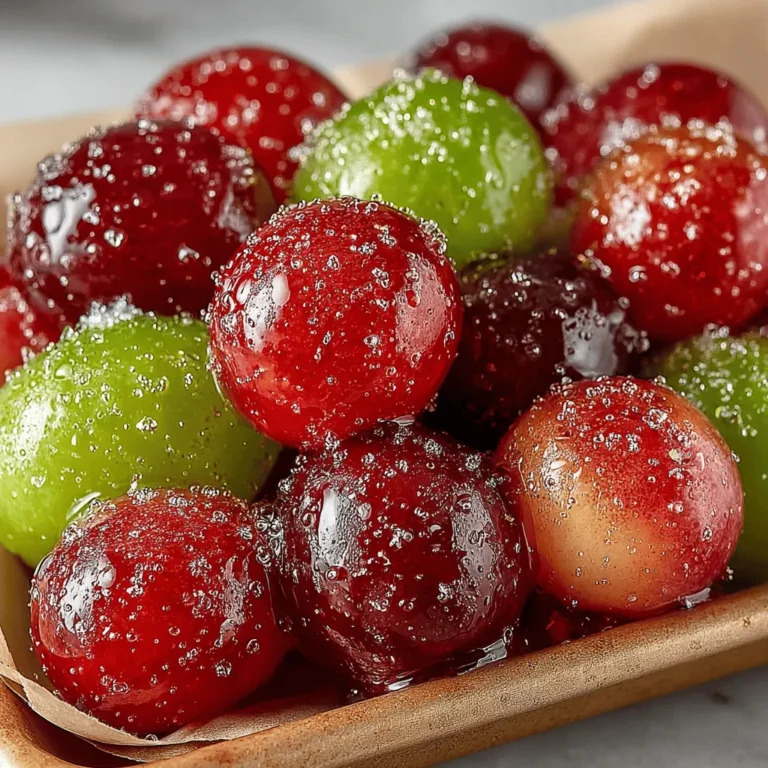 The concept of cotton candy grapes is a delightful innovation that has taken the snack world by storm. These unique grapes, which naturally taste like the classic carnival treat, combine the sweetness of fresh fruit with the nostalgic flavors of fairground cotton candy. The whimsical nature of this recipe captures the imagination, making it a fun project for both kids and adults alike. Whether you’re planning a party, looking for a unique treat for a family gathering, or simply wanting to add some flair to your snack time, this recipe offers a delightful twist that is sure to impress.