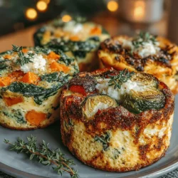 Mini Egg Frittatas with Fall Veggies