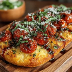 Flatbreads are a delightful and versatile staple that can elevate any meal, whether served as an appetizer, side dish, or even as the main event. Originating from various cultures around the globe, these unleavened or leavened breads are characterized by their thin, flexible nature, making them perfect for a variety of toppings. Among the myriad of flatbread options, the roasted tomato basil flatbread stands out, combining the rich, savory flavors of roasted tomatoes with the aromatic freshness of basil. This harmonious blend not only tantalizes the taste buds but also celebrates the beauty of fresh ingredients, making it a must-try for any home cook.