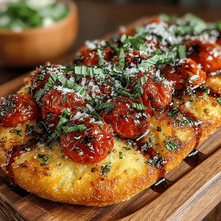 Flatbreads are a delightful and versatile staple that can elevate any meal, whether served as an appetizer, side dish, or even as the main event. Originating from various cultures around the globe, these unleavened or leavened breads are characterized by their thin, flexible nature, making them perfect for a variety of toppings. Among the myriad of flatbread options, the roasted tomato basil flatbread stands out, combining the rich, savory flavors of roasted tomatoes with the aromatic freshness of basil. This harmonious blend not only tantalizes the taste buds but also celebrates the beauty of fresh ingredients, making it a must-try for any home cook.