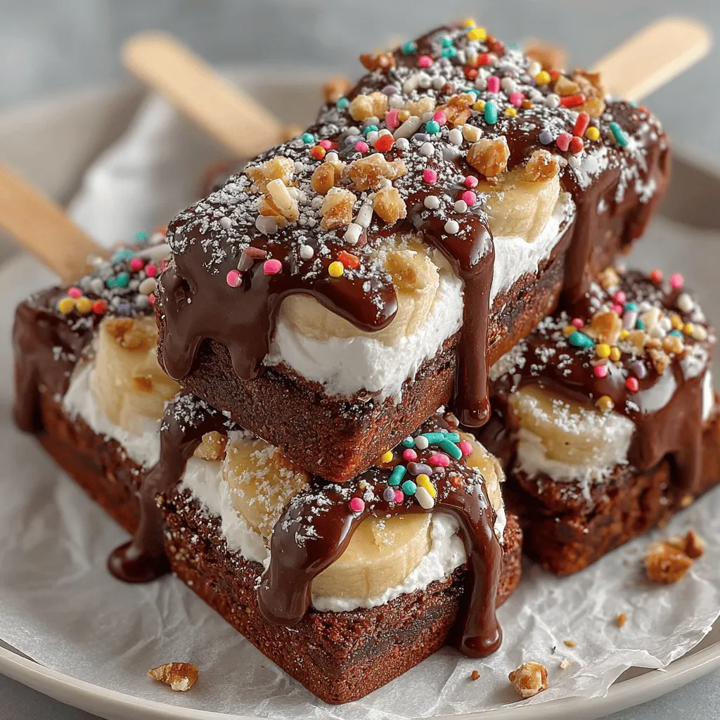 Frozen desserts have long been a beloved treat, especially during the warmer months. Their refreshing qualities make them a perfect delight for any occasion, from summer barbecues to cozy movie nights. In recent years, the trend toward healthier eating has led to a surge in popularity for desserts that are not only delicious but also nutritious. Among these, Frozen Yogurt Brownie Banana Pops stand out as a unique and satisfying option. This treat combines the indulgent flavors of rich chocolate brownies with the creamy goodness of yogurt and the natural sweetness of bananas, offering a delightful balance of flavors and textures.