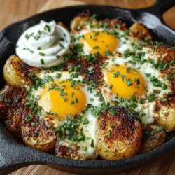 Bite-Sized Mini Roasted Potato & Egg Skillets