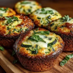 Savory Zucchini Muffins Recipe