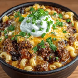 Cheesy Bliss Chili Mac: Cooking Methods, Tips, and Serving Suggestions