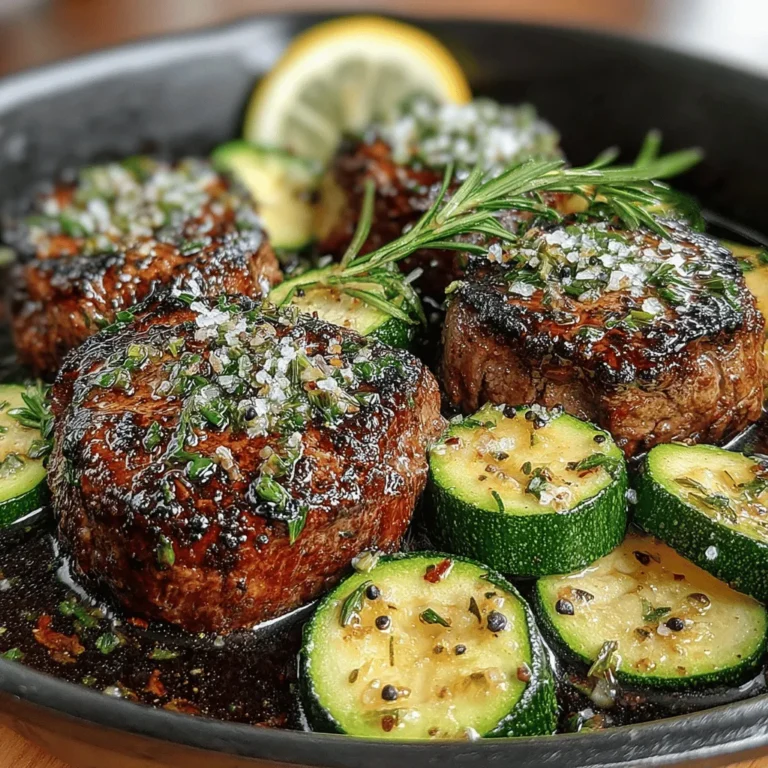 When it comes to crafting a meal that is both indulgent and satisfying, few dishes can compete with sizzling garlic butter steak paired with tender zucchini. This recipe is a celebration of flavors, combining the rich, buttery notes of ribeye steak with the fresh, vibrant crunch of zucchini, all elevated by the aromatic power of garlic and herbs. It's a dish that not only pleases the palate but also creates an inviting atmosphere, making it perfect for both weeknight dinners and special occasions.