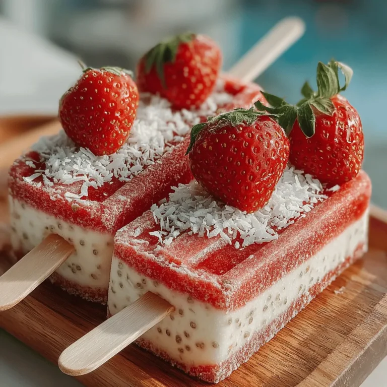 As the temperature rises and summer approaches, the craving for refreshing frozen treats becomes undeniable. From popsicles to ice creams, these delightful desserts not only cool us down but also offer a sweet escape from the heat. Among the myriad of frozen options, the Frozen Strawberry Coconut Chia Pops stand out as a nutritious and delicious choice. They seamlessly blend the natural sweetness of strawberries with the tropical allure of coconut, making them a perfect treat for any warm-weather gathering.