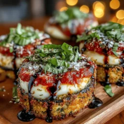 Cheesy Eggplant Stackers with Tomato