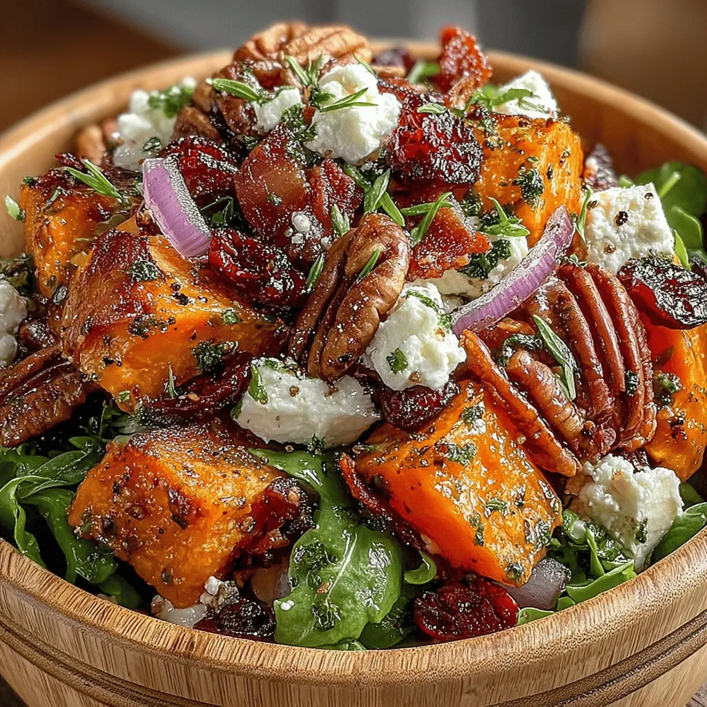 In the pursuit of a healthier lifestyle, incorporating vibrant salads into our daily meals plays a crucial role. Salads not only provide a bounty of nutrients but also offer a canvas for creativity and flavor. Among the myriad of salad options available, the Sweet Harmony: Roasted Sweet Potato and Pecan Salad stands out as a delightful fusion of nutrition and taste. This recipe is an ideal choice for lunch or as a side dish, offering a colorful array of ingredients that come together in perfect harmony.