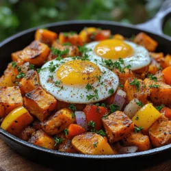 Vibrant Sweet Potato Hash