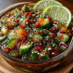 Cucumber Hatch Chili Relish is a vibrant and zesty condiment that elevates a variety of dishes with its unique combination of fresh ingredients and bold flavors. This relish is not just a sidekick for your meals; it’s a celebration of the season's bounty, combining the cool, crisp texture of cucumbers with the smoky heat of Hatch green chilies. Whether slathered on grilled meats, served as a topping for tacos, or enjoyed as a tangy dip with chips, this relish embodies the essence of summer and brings a refreshing kick to your palate.