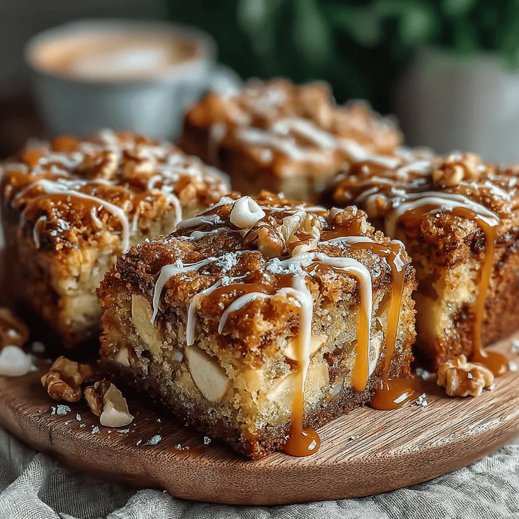 To start off your Sweet & Spicy Apple Cinnamon Blondies, you’ll need to focus on properly combining the butter and sugar. Begin by melting unsalted butter in a microwave-safe bowl or gently over low heat on the stove until it is completely liquid. Once melted, allow it to cool slightly before adding the sugar. Using a medium mixing bowl, combine the melted butter with brown sugar and granulated sugar. The brown sugar will bring that rich, caramel-like flavor, while the granulated sugar contributes sweetness.