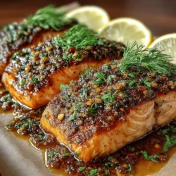 When it comes to weeknight dinners or special occasions, finding a dish that strikes the perfect balance between simplicity and sophistication can be a challenge. Enter the Sweet & Savory Honey Mustard Baked Salmon. This recipe beautifully marries the rich, buttery flavor of salmon with a tangy-sweet glaze that elevates the dish to a level of culinary artistry. Not only is it easy to prepare, but it also promises a delightful experience that can impress guests or satisfy your family with minimal effort.