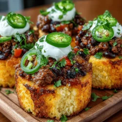 Chili Cornbread Muffin Sliders: A Comfort Food Delight