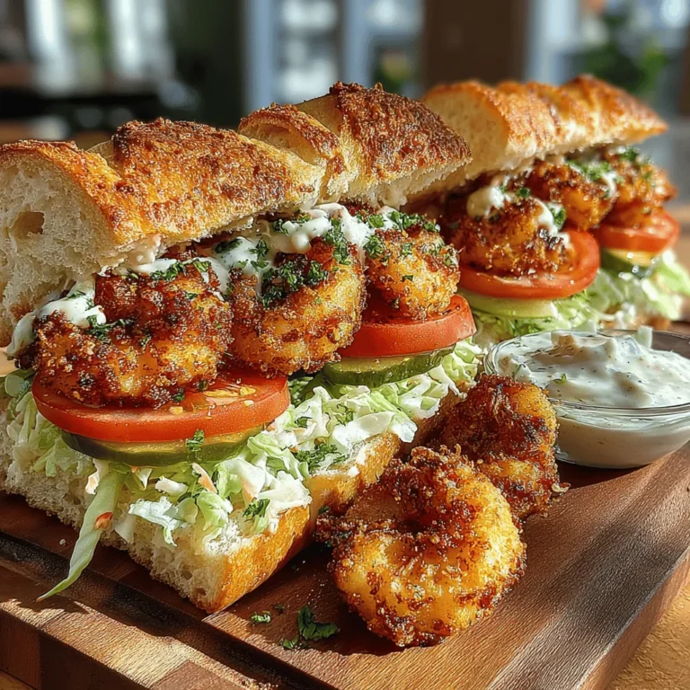 When it comes to iconic sandwiches, few can rival the allure of the Shrimp Po’ Boy. This classic creation hails from the vibrant streets of New Orleans, Louisiana, where culinary traditions are steeped in rich history and diverse cultural influences. The Shrimp Po’ Boy is not just a meal; it’s a celebration of the Gulf Coast’s bountiful seafood, a delicious testament to the region's Creole and Cajun roots. This sandwich uniquely combines crispy, fried shrimp with fresh toppings, all nestled in a crusty bread roll, making it a beloved favorite among seafood enthusiasts and sandwich lovers alike.