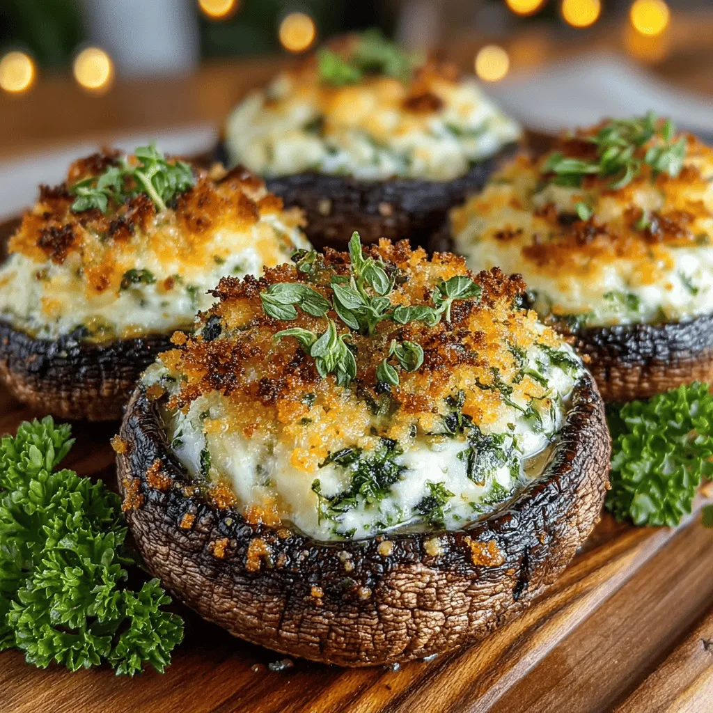 When it comes to appetizers that can steal the show at any gathering, stuffed mushrooms have a unique charm that makes them a perennial favorite. These bite-sized delights are not only visually appealing but also bursting with flavor, making them perfect for everything from casual get-togethers to elegant dinner parties. Among the myriad variations of this classic dish, Cheesy Herb Delight Stuffed Mushrooms stand out with their creamy filling and aromatic herb blend. This recipe is designed to please cheese lovers and mushroom enthusiasts alike, offering a delightful combination of textures and tastes that are sure to impress.