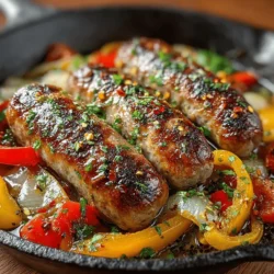 Sizzling Italian Sausage & Peppers Delight