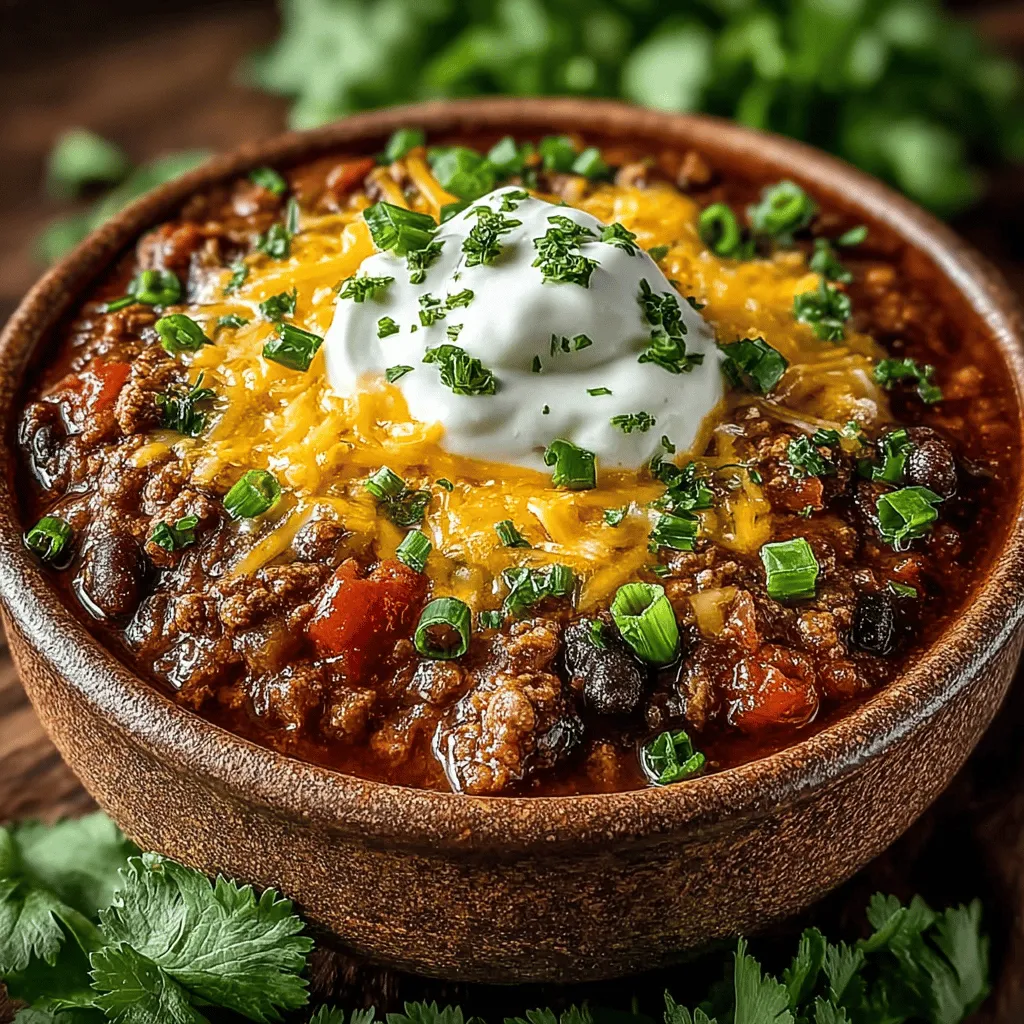 Chili has long been celebrated as a quintessential comfort food, perfect for warming up on a chilly evening or gathering around the dinner table with family and friends. It embodies a rich tapestry of flavors and textures, making it an enduring favorite across households and cultures. Among the myriad of chili recipes, the Quick & Hearty Beef and Bean Chili stands out for its simplicity and robust flavor profile. This dish is not only easy to prepare but also offers a satisfying, hearty meal that pleases even the pickiest of eaters.