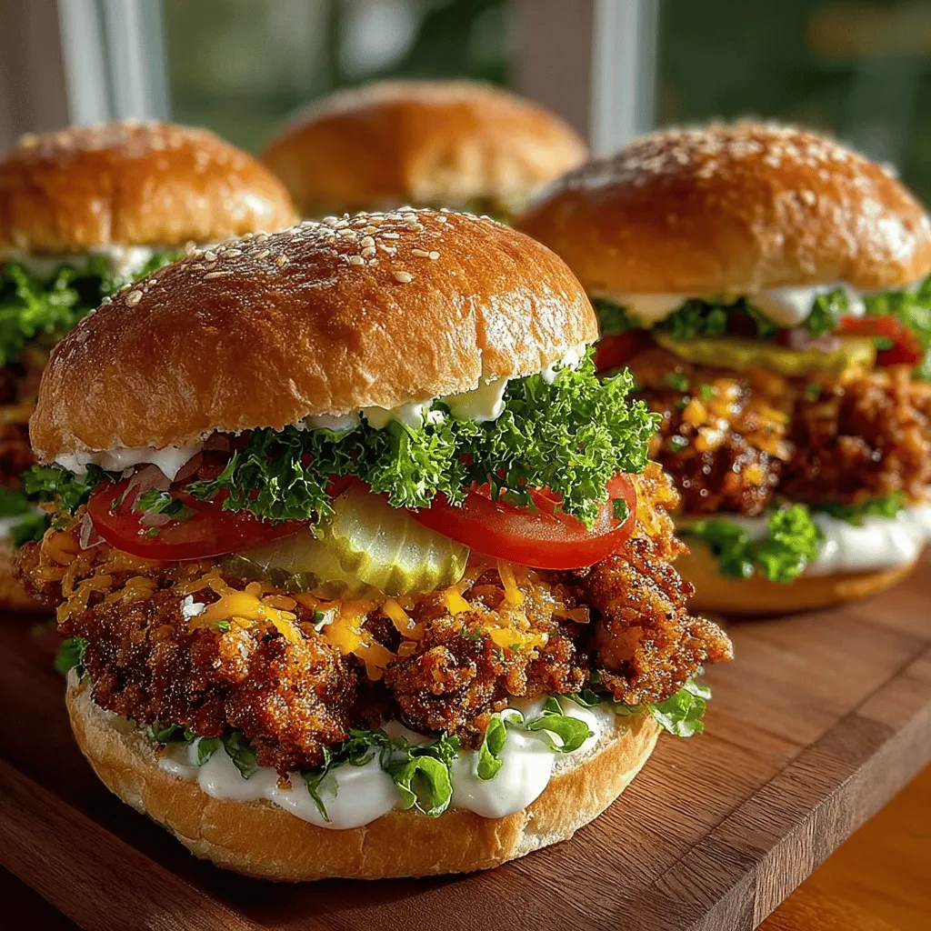 Welcome to the tantalizing world of Spicy Cajun Chicken Sandwiches, a culinary delight that melds bold flavors with satisfying textures to create an unforgettable meal. This recipe is not just about heat; it encapsulates the essence of Cajun cooking, where the perfect blend of spices transforms ordinary chicken into a spectacular sandwich. With a crispy, golden crust enveloping juicy, tender chicken, these sandwiches are ideal for anything from casual weeknight dinners to lively backyard barbecues.