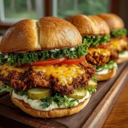 Welcome to the tantalizing world of Spicy Cajun Chicken Sandwiches, a culinary delight that melds bold flavors with satisfying textures to create an unforgettable meal. This recipe is not just about heat; it encapsulates the essence of Cajun cooking, where the perfect blend of spices transforms ordinary chicken into a spectacular sandwich. With a crispy, golden crust enveloping juicy, tender chicken, these sandwiches are ideal for anything from casual weeknight dinners to lively backyard barbecues.