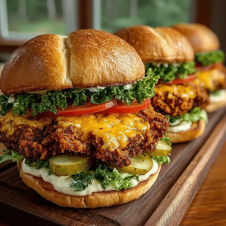 Welcome to the tantalizing world of Spicy Cajun Chicken Sandwiches, a culinary delight that melds bold flavors with satisfying textures to create an unforgettable meal. This recipe is not just about heat; it encapsulates the essence of Cajun cooking, where the perfect blend of spices transforms ordinary chicken into a spectacular sandwich. With a crispy, golden crust enveloping juicy, tender chicken, these sandwiches are ideal for anything from casual weeknight dinners to lively backyard barbecues.