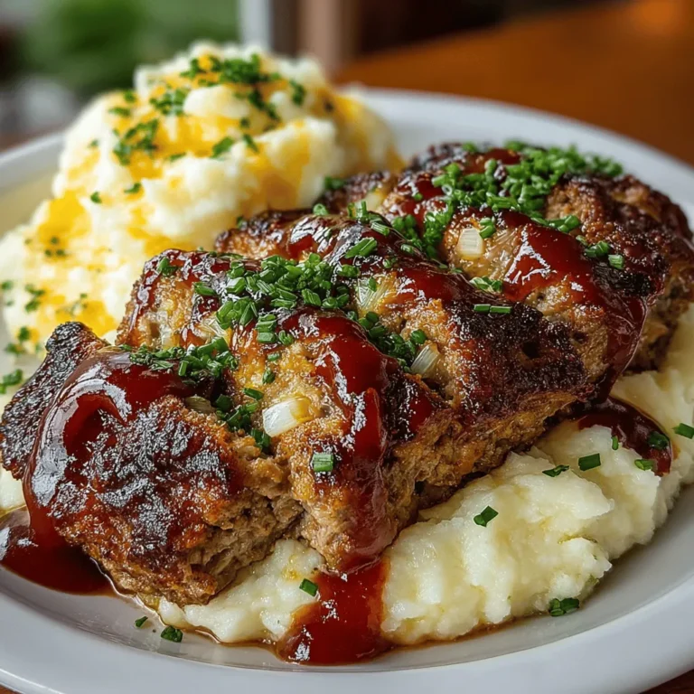 When it comes to comfort food, few dishes evoke the same nostalgic warmth as meatloaf. This quintessential American dish has graced countless dinner tables, providing both sustenance and a sense of home. Whether it's the heartiness of the meat or the aroma that fills the kitchen as it bakes, meatloaf represents a culinary hug that many families cherish. In this recipe, we'll explore the Comfort Classic Meatloaf paired with Creamy Cauliflower Mash, a delightful combination that balances rich flavors and textures, making it a favorite for both children and adults alike.