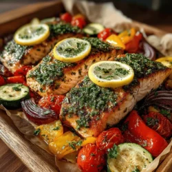 Zesty Herb-Infused Sheet Pan Salmon & Veggies