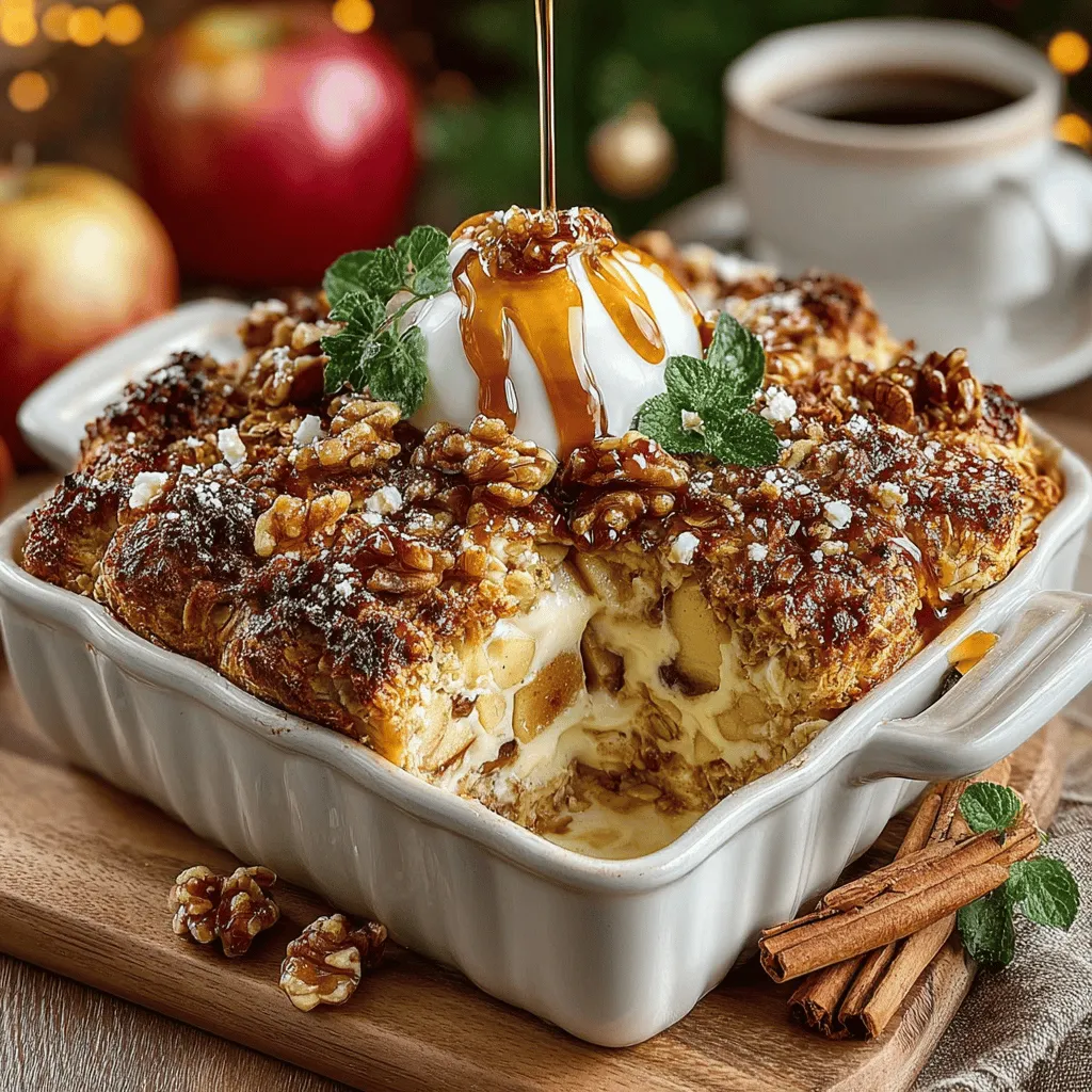As the morning sun streams through your kitchen window, there's something incredibly comforting about the aroma of freshly baked goods wafting through the air. The Sweet Apple Cinnamon Oatmeal Bake captures this essence beautifully, offering a delightful blend of flavors that envelops you in warmth and nostalgia. This dish is more than just a breakfast option; it’s a heartwarming way to kick-start your day, transforming simple, wholesome ingredients into a deliciously satisfying meal that can be enjoyed at any time—whether warm from the oven or as a nutritious snack later in the day.