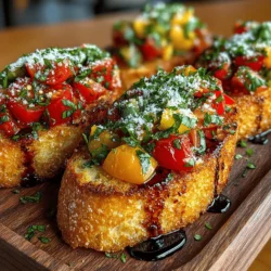 Bruschetta is a classic Italian appetizer that perfectly embodies the essence of fresh, seasonal ingredients. Among the many variations, Savory Tomato Basil Bruschetta stands out for its vibrant flavors and simplicity. This dish brings together the sweetness of ripe tomatoes, the fragrant aroma of fresh basil, and the satisfying crunch of toasted bread, making it an ideal starter for any gathering or a delightful snack for yourself. In this article, we will explore the ingredients, preparation, and serving methods for this delicious recipe, ensuring you have all the knowledge you need to create the perfect bruschetta.