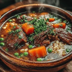 To achieve a harmonious flavor profile in your Hearty Beef & Barley Delight, it's essential to focus on the layering of flavors. Start by sautéing your aromatics—onions, carrots, and garlic—in a bit of oil before adding the beef. This technique allows the natural sugars in the vegetables to caramelize, enhancing their sweetness and building a robust base for your dish.