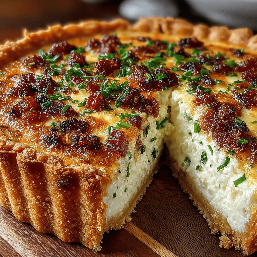 Quiche is a delightful concoction that has made its way into homes and brunch menus around the world. This versatile dish can be enjoyed at any time of the day, whether it's a leisurely breakfast, a lavish brunch with friends, or a comforting dinner with family. The Savory Bacon & Cheddar Quiche stands out as a favorite, boasting rich flavors and a satisfying texture that appeals to a wide range of palates. With its combination of crispy bacon, sharp cheddar cheese, and a creamy custard, this quiche delivers a comforting experience that is hard to resist.