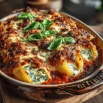 If you're in search of a dish that perfectly balances comfort, satisfaction, and flavor, look no further than Cheesy Spinach Delight Stuffed Shells. This delightful recipe is a true crowd-pleaser, bringing together the creamy goodness of cheeses and the fresh taste of spinach in a beautiful presentation. Ideal for a cozy weeknight dinner or a festive family gathering, this dish is not only easy to prepare but delivers an outcome that is sure to impress even the pickiest eaters.