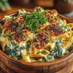 When it comes to a quick yet satisfying meal, few dishes can rival the delightful combination of creamy cheesy spinach and artichoke pasta. This dish not only tantalizes the taste buds with its rich flavors but also offers a nutritious twist by incorporating vibrant vegetables. Whether you're looking for a speedy weeknight dinner solution or planning a dish that will impress guests at your next gathering, this creamy pasta dish checks all the boxes. The balance of creamy cheese and fresh greens makes it an ideal choice for pasta lovers and those seeking to boost their vegetable intake.