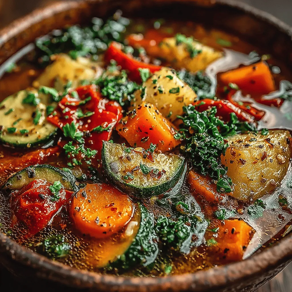 Seasoning is where you can truly personalize your Autumn's Bounty Harvest Vegetable Soup. Start with a base of salt and pepper, but don’t stop there. Herbs like thyme, sage, and parsley pair wonderfully with fall vegetables. When using dried herbs, remember that they are more potent than fresh; typically, a third of the amount will suffice.