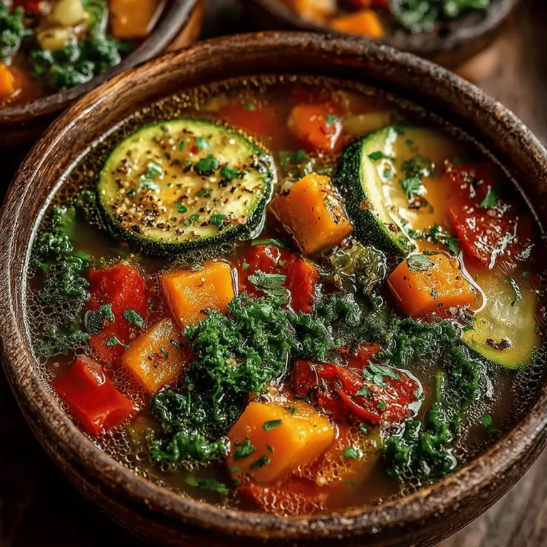 Seasoning is where you can truly personalize your Autumn's Bounty Harvest Vegetable Soup. Start with a base of salt and pepper, but don’t stop there. Herbs like thyme, sage, and parsley pair wonderfully with fall vegetables. When using dried herbs, remember that they are more potent than fresh; typically, a third of the amount will suffice.